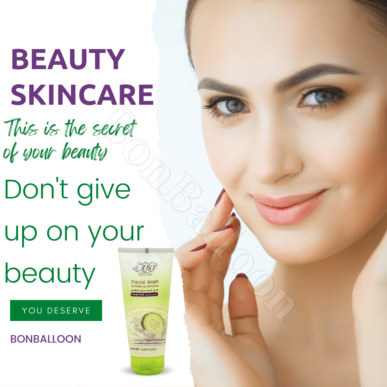 Eva Facial Wash And Make Up Remover Enriched With Yoghurt And Cucumber This Natural Blend